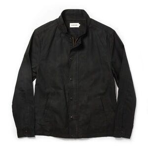 Taylor Stitch - The Bomber Jacket in Black Dry Wax